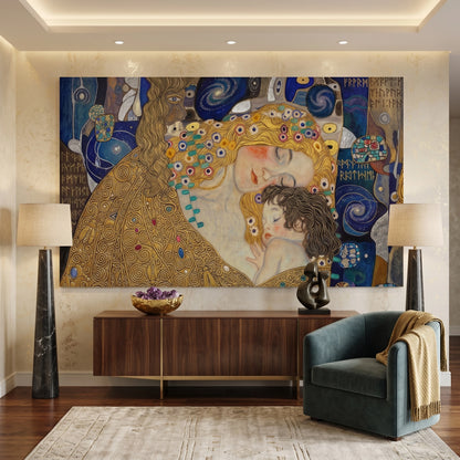 Golden Astral Lullaby - Canvas