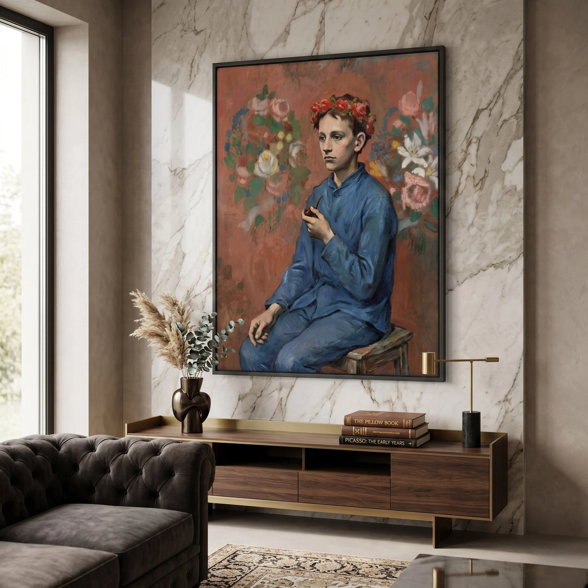 Picasso Boy with a Pipe - Canvas