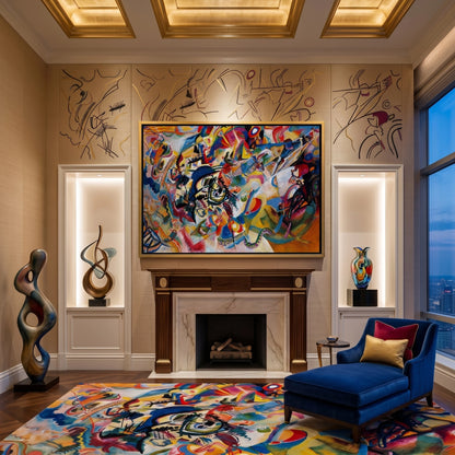 Vibrant Abstract Expressionist - Canvas