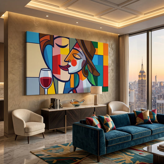 The Modern Kiss - Canvas