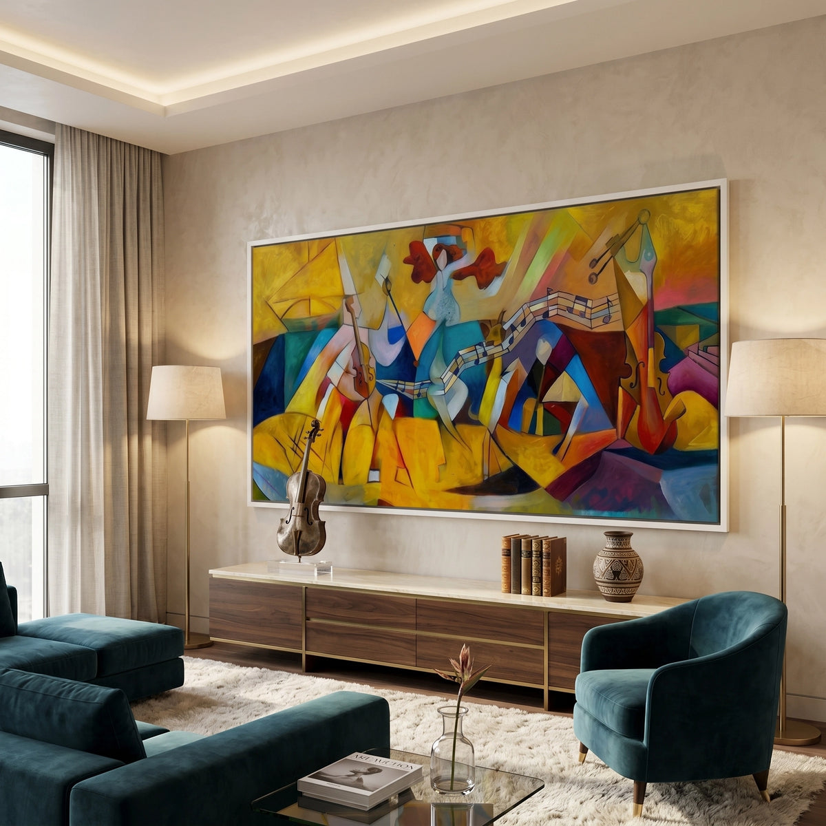 Melodic Geometry - Canvas