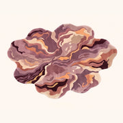 Organic Contours – Contemporary Abstract – Dusty Rose
