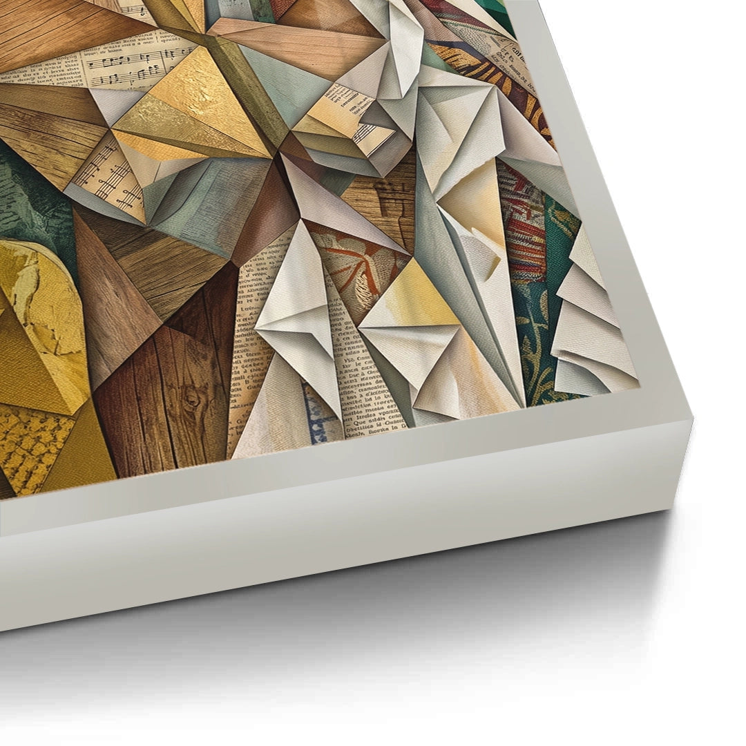 2Melodic Cubist Portrait - Fine Art