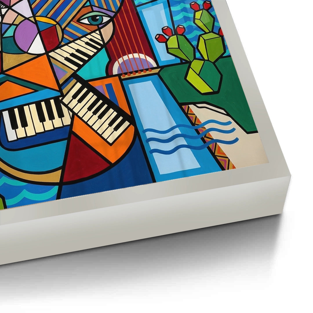 2Desert Melody Pop Art - Fine Art