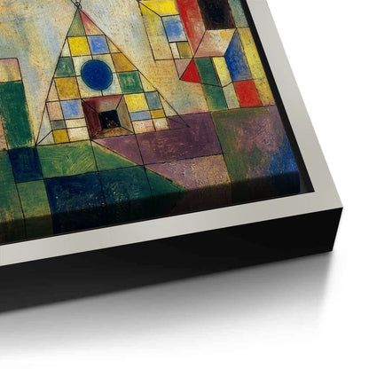 Surreal Geometric Landscape - Canvas