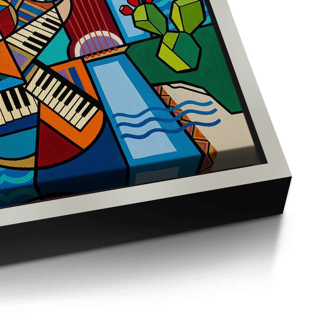 2Desert Melody Pop Art - Canvas