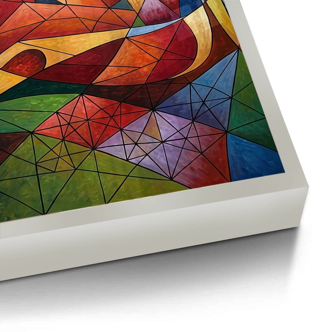 2Modern Abstract Figures - Fine Art