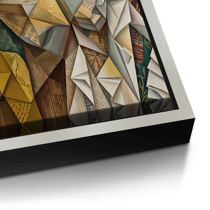 Melodic Cubist Portrait - Canvas