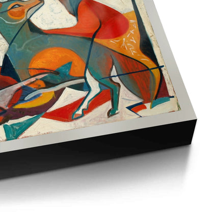 Fauvist Fox in Motion - Fine Art