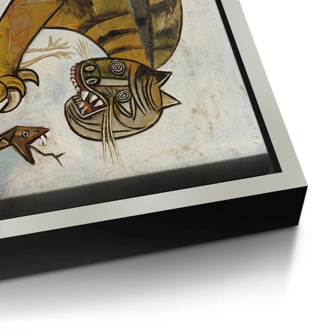 2Abstract Tiger Hunt - Canvas