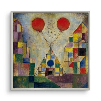 Surreal Geometric Landscape - Canvas