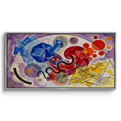 Vibrant Geometric Surrealism - Canvas