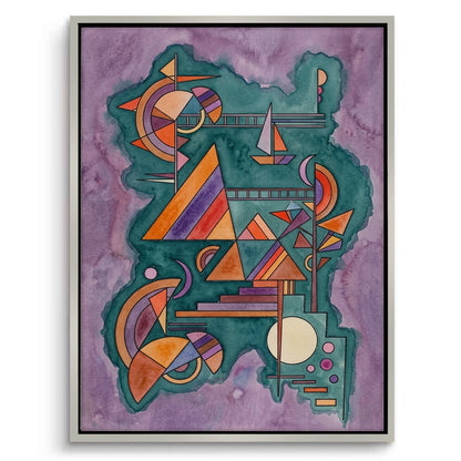 Geometric Dreamscape - Canvas