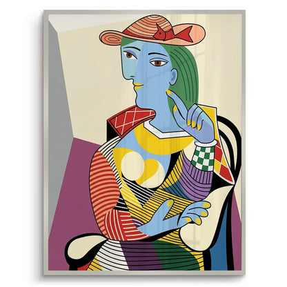 Geometric Woman Figural - Fine Art