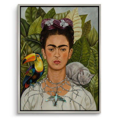 Frida Kahlo Modern Tribute - Canvas