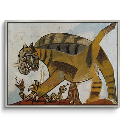 Abstract Tiger Hunt - Canvas