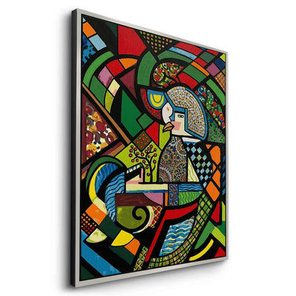 Abstract Clockwork Bird - Canvas