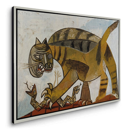 Abstract Tiger Hunt - Canvas