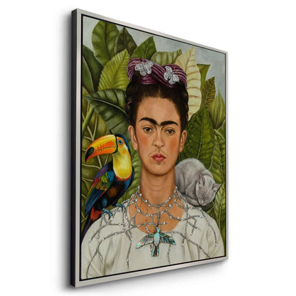 Frida Kahlo Modern Tribute - Canvas