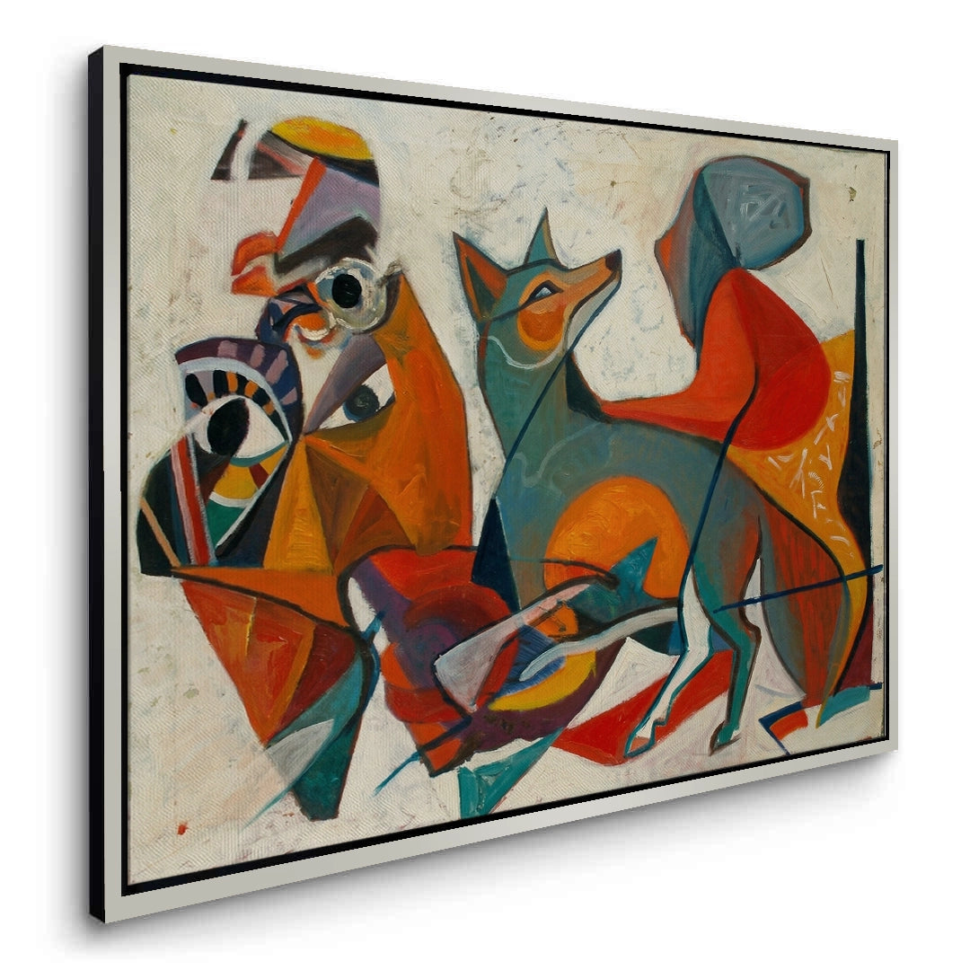 2Fauvist Fox in Motion - Canvas