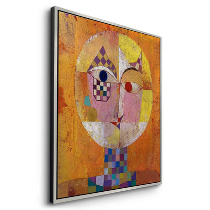 Geometric Harlequin Portrait - Canvas