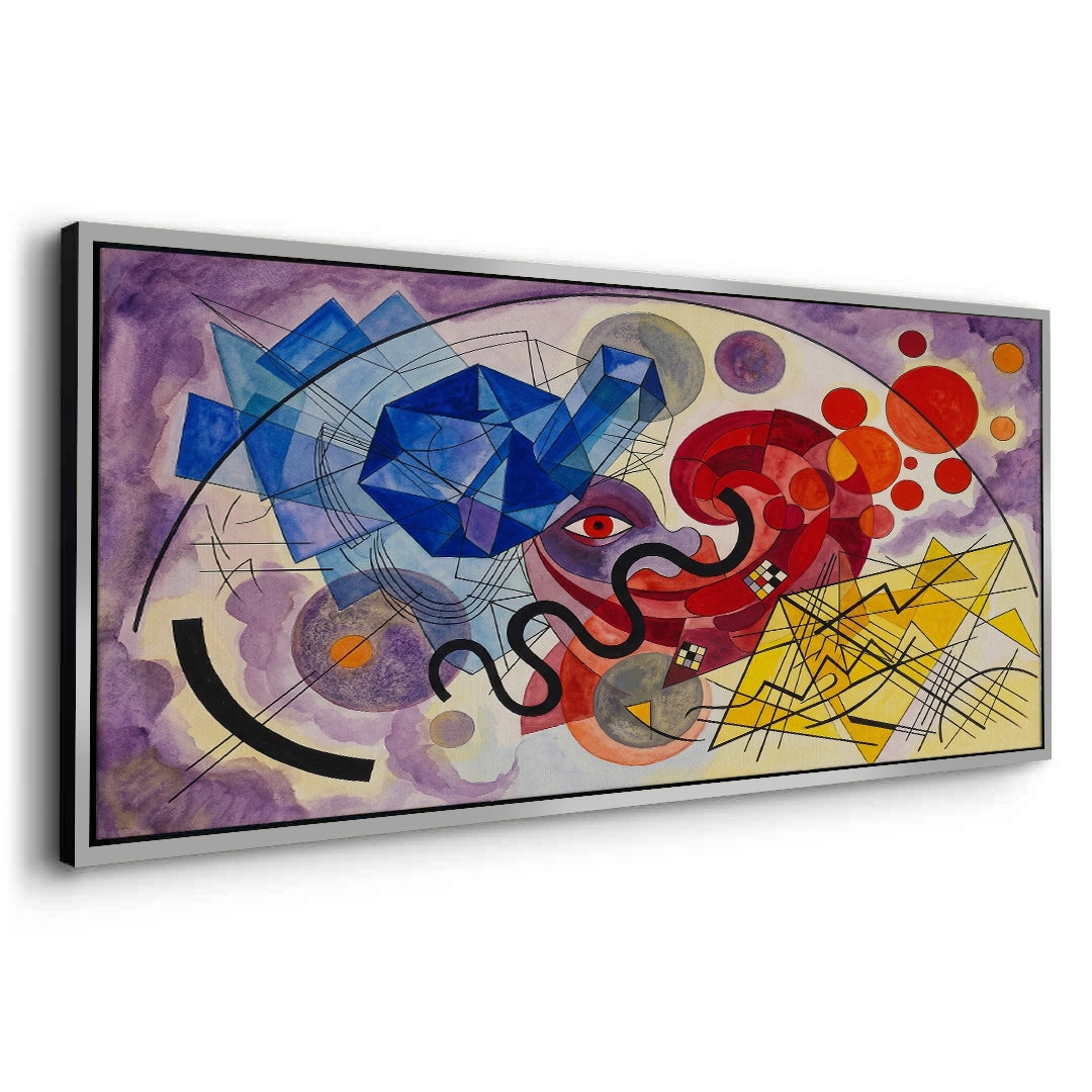2Vibrant Geometric Surrealism - Canvas