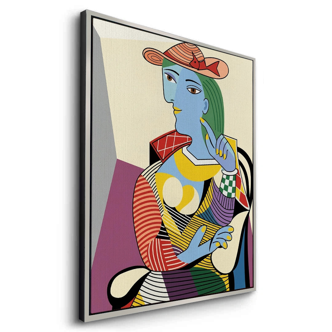 2Geometric Woman Figural - Canvas
