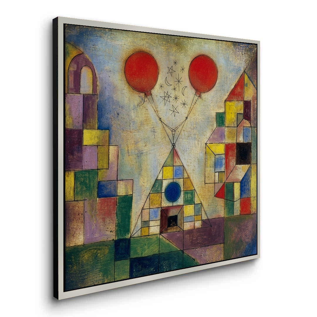 2Surreal Geometric Landscape - Canvas