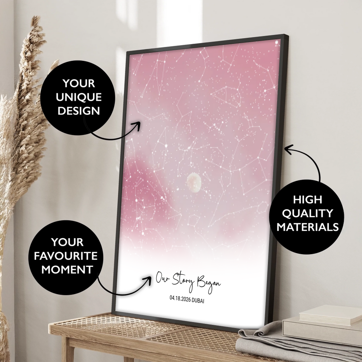 2Sky Star Map - Pink