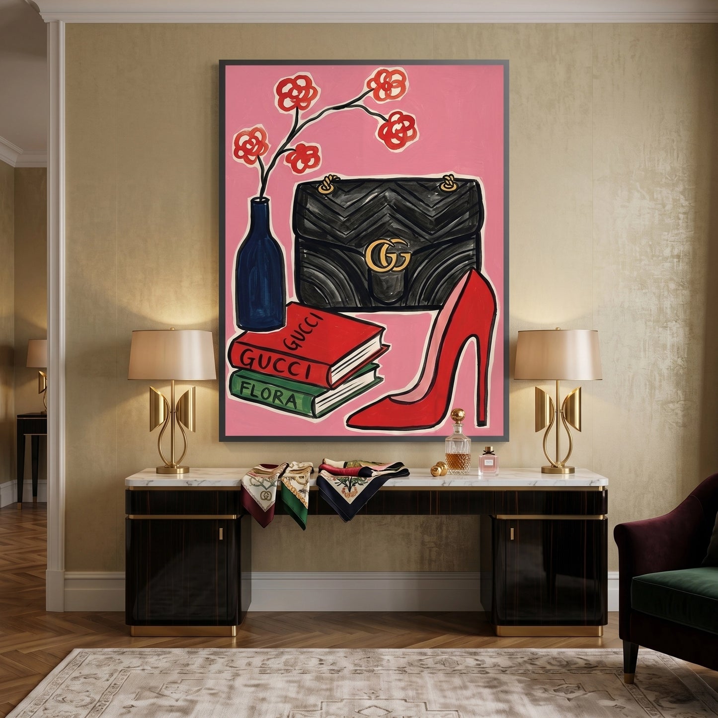 2Gucci Still Life - Fine Art