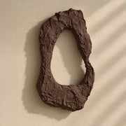 Dune Halo Textured Sculptural Wall Art – Earth Brown