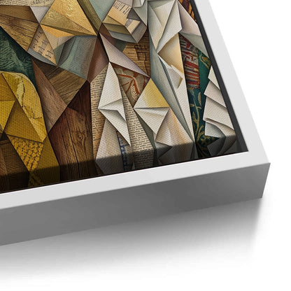 Melodic Cubist Portrait - Canvas