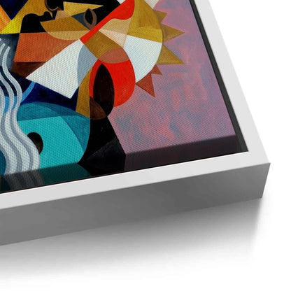 Cubist Sun Spirit - Canvas