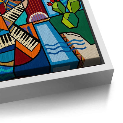 Desert Melody Pop Art - Canvas