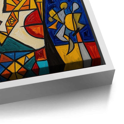 Abstract Cubist Portrait - Canvas