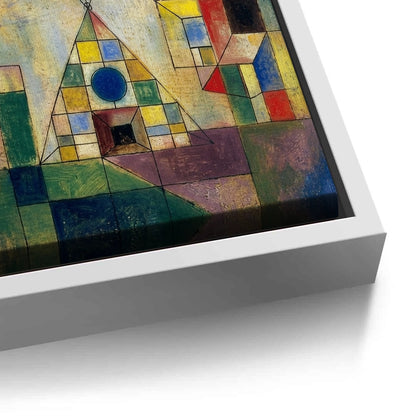 Surreal Geometric Landscape - Canvas
