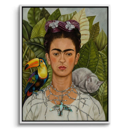Frida Kahlo Modern Tribute - Canvas