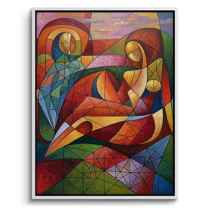 Modern Abstract Figures - Canvas