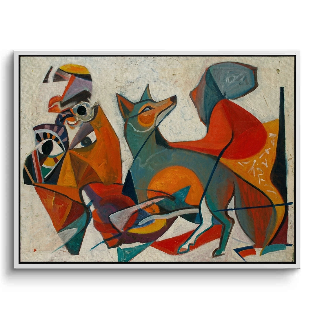 2Fauvist Fox in Motion - Canvas