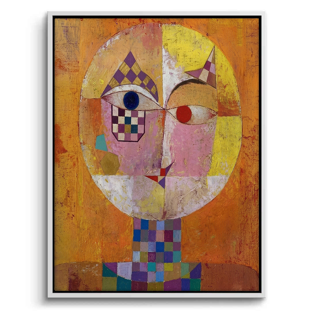 2Geometric Harlequin Portrait - Canvas