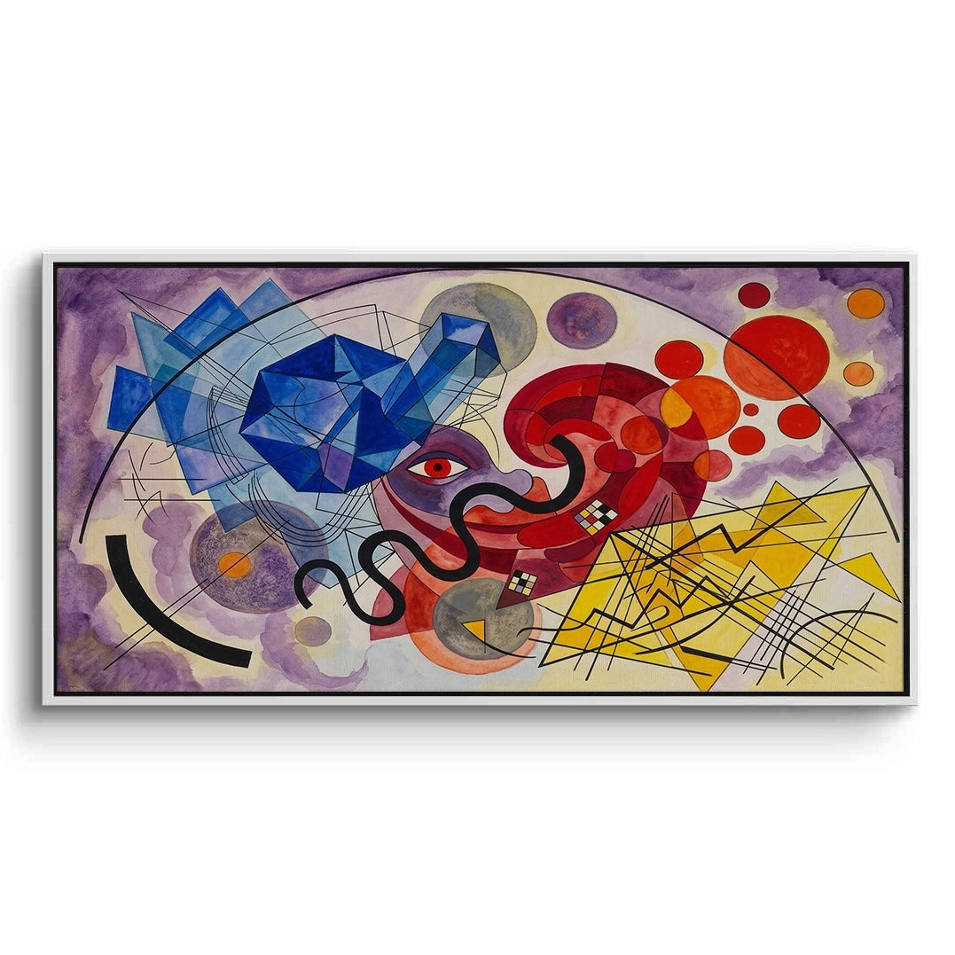 2Vibrant Geometric Surrealism - Canvas
