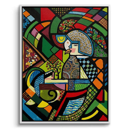 Abstract Clockwork Bird - Canvas