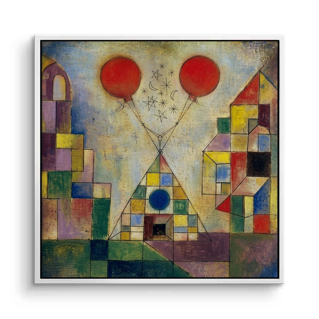 2Surreal Geometric Landscape - Canvas