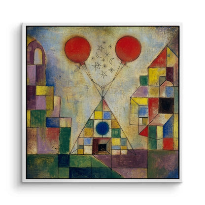 Surreal Geometric Landscape - Canvas