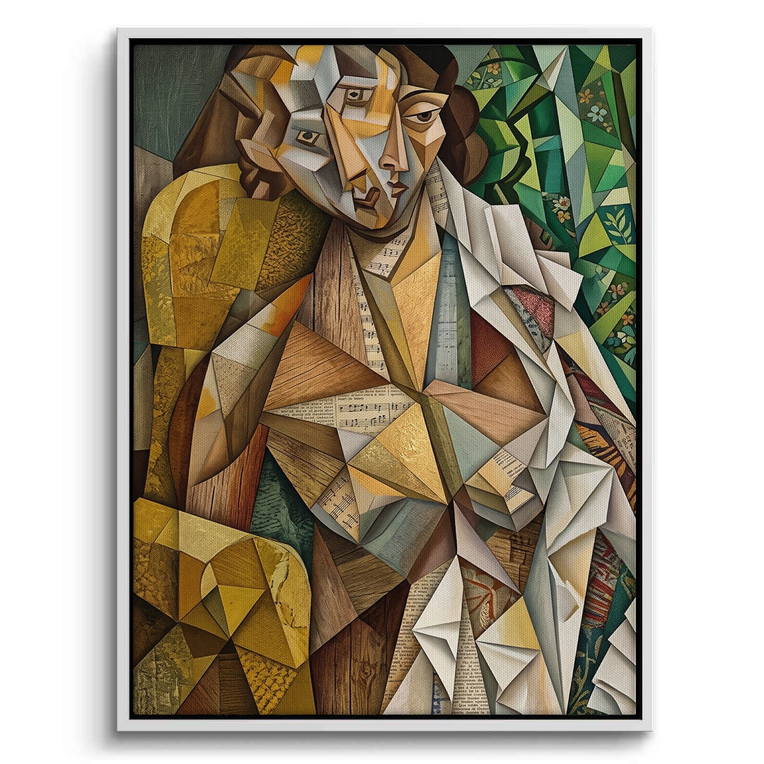 2Melodic Cubist Portrait - Canvas