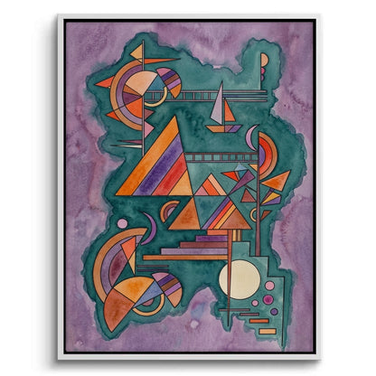 Geometric Dreamscape - Canvas