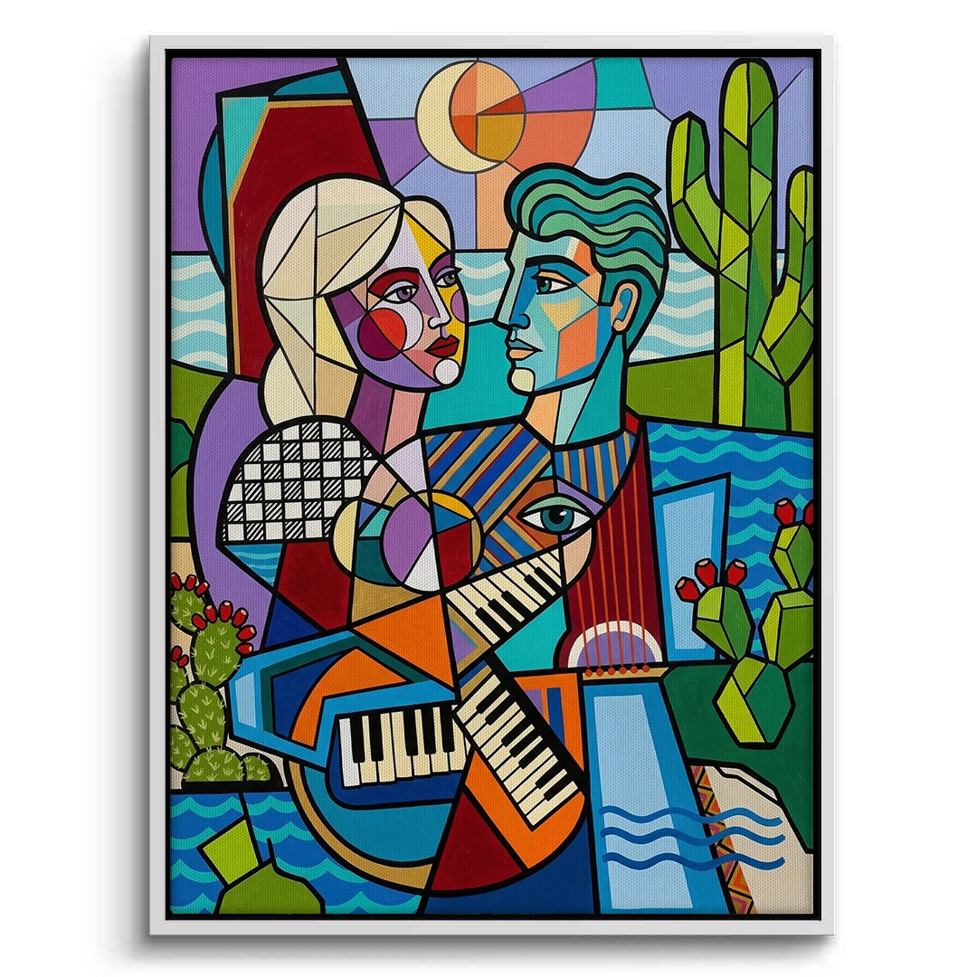 2Desert Melody Pop Art - Canvas