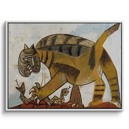 Abstract Tiger Hunt - Canvas