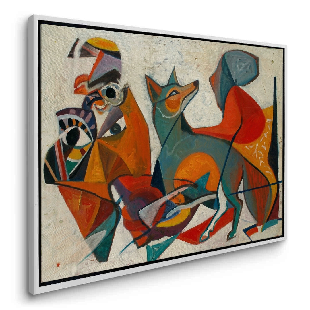 2Fauvist Fox in Motion - Canvas
