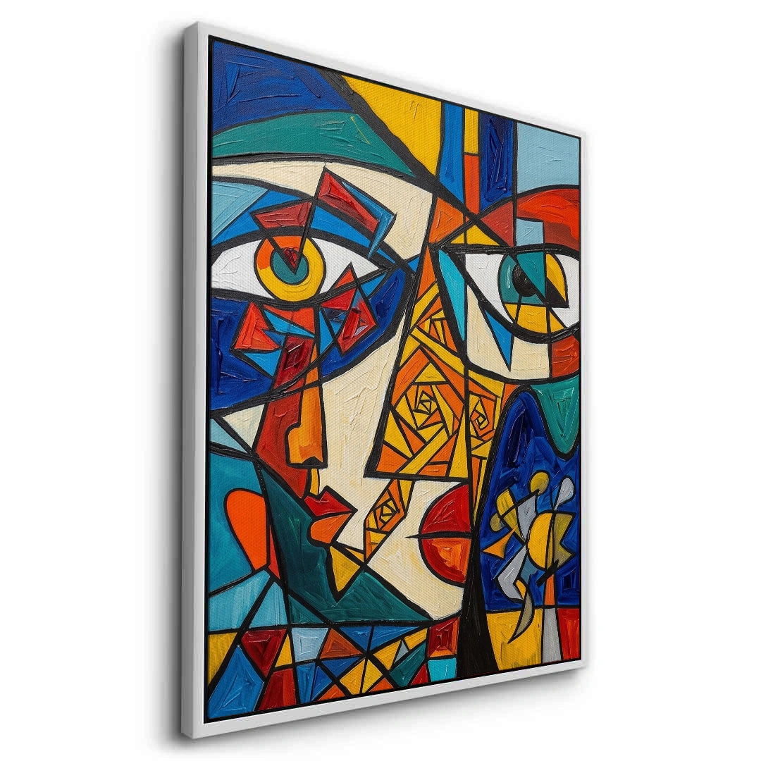 2Abstract Cubist Portrait - Canvas